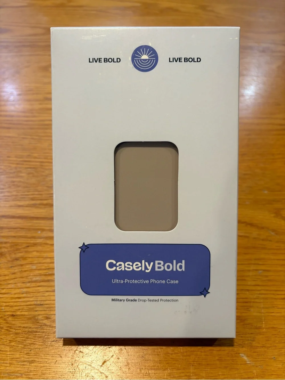 Casely Taupe on Nude Ultra- Protective Bold Case - iPhone 12 and iPhone 12 Pro